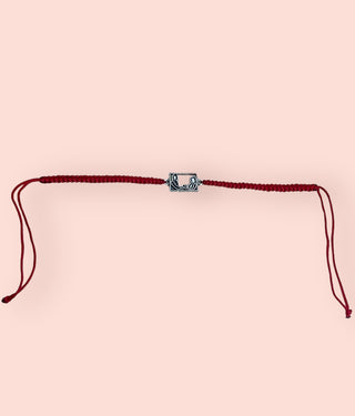 Silver rakhi