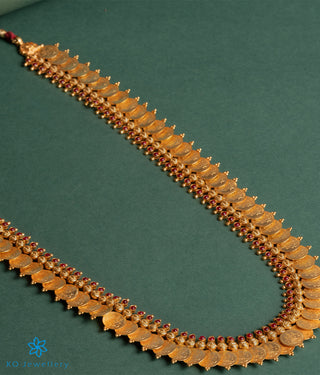 The Classic Laxmi Kasu-malai Long Necklace
