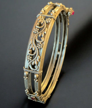 The Tisva Silver Bracelet- Single (Size /2.2/2.4/2.6/2.8)