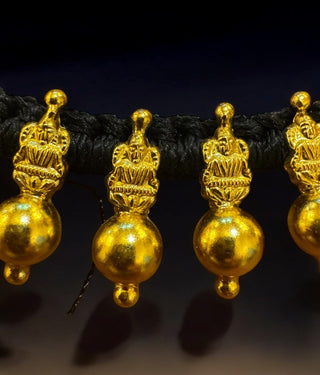 The Bhumika Lakshmi Silver Thread Necklace & Earrings