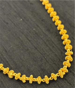 The Aaradhya Tulsi mala Silver Chain