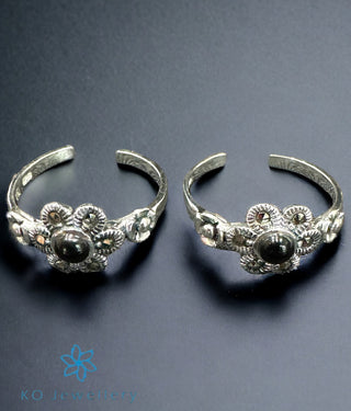Preet Silver Marcasite Toe-Rings