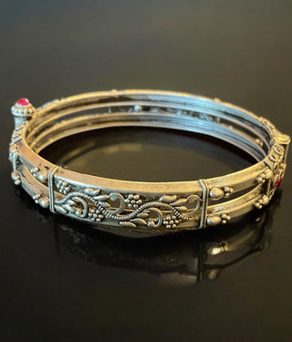 The Tisva Silver Bracelet- Single (Size /2.2/2.4/2.6/2.8)
