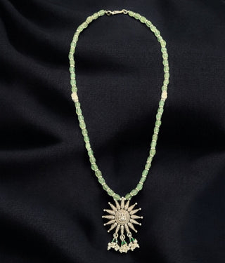 The Gaurik Silver Onyx Necklace