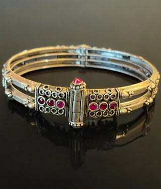 The Tisva Silver Bracelet- Single (Size /2.2/2.4/2.6/2.8)