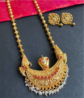 The Pushpita Kokkethathi Silver Kodava Kemp Necklace & Earrings
