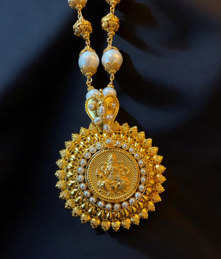 The Manyata Silver Pearl Pathak Jomaale Necklace