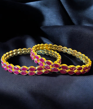 The Alaktha Silver Kemp Bangle-Single (Size/2.2/2.4/2.6/2.8)