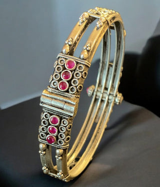 The Tisva Silver Bracelet- Single (Size /2.2/2.4/2.6/2.8)