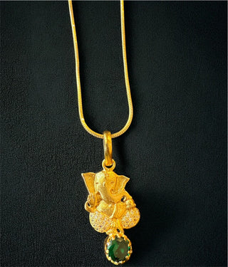 The Ekadanta Silver Ganesha Pendant