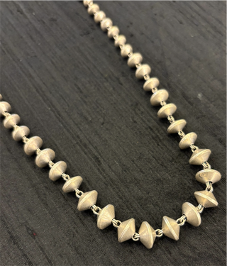 The Vidhatri Silver Beads Chain (Oxidised)