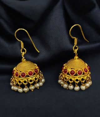 The Yamuna Silver Hook Jhumka