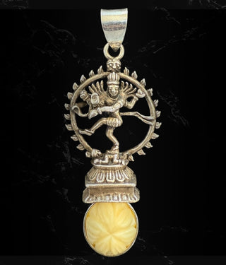 The Nataraja Silver Pendant (Oxidised)