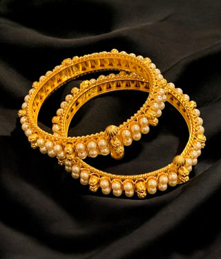 The Swarna Silver Pearl Tode Bracelet -Single (Size /2.2/2.4/2.6/2.8)