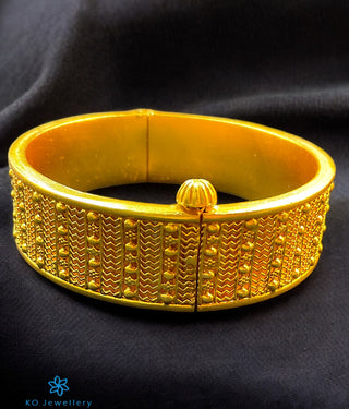 The Muktika Silver Antique Openable Bracelet(Size/2.2/2.4/2.6/2.8)