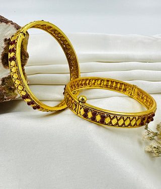 The Pratiksha Silver Kemp Openable Kada- Single (Size 2.2/2.4/2.6/2.8)