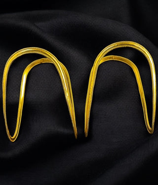 The Aravanki Silver Bridal Armlet or Vanki / Bajuband-Single