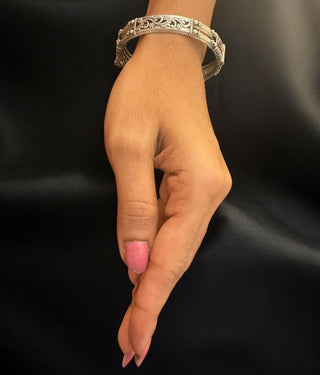 The Tisva Silver Bracelet- Single (Size /2.2/2.4/2.6/2.8)