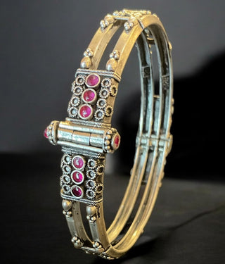 The Tisva Silver Bracelet- Single (Size /2.2/2.4/2.6/2.8)