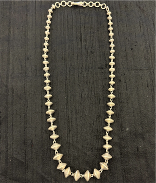 The Vidhatri Silver Beads Chain (Oxidised)