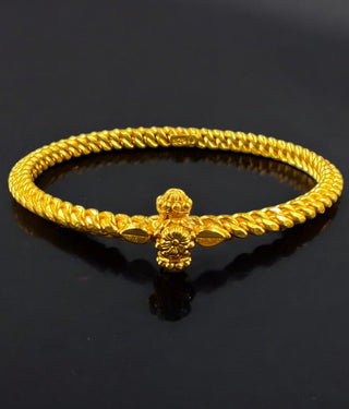 The Dhruvi Antique Silver Golusu Bangle (Size/2.2/2.4/2.6/2.8)