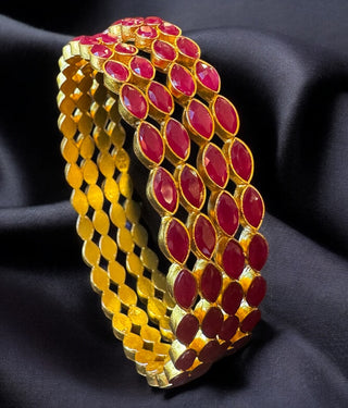 The Alaktha Silver Kemp Bangle-Single (Size/2.2/2.4/2.6/2.8)