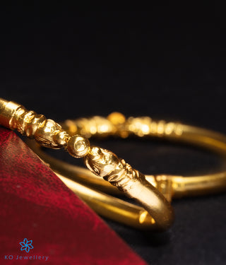 The Makara Silver Kada- Single (Size /2.2/2.4/2.6/2.8)