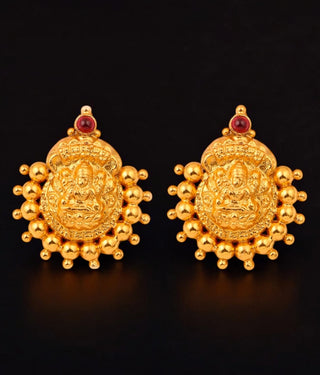 The Nagara Lakshmi Silver Pendant & Earrings