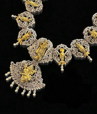 The Iconic Dashavatara Silver Necklace