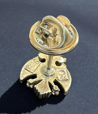 The Dvirupa Gandaberunda Silver Lapel Pin