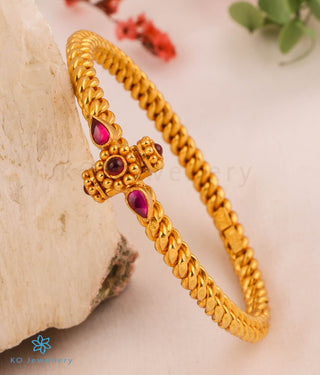 The Classic Golusu Antique Silver Openable Bracelet (Size 2.2/2.4/2.6/2.8)