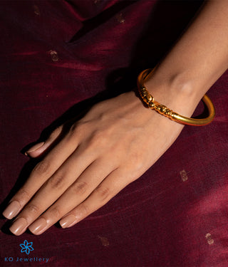 The Makara Silver Kada- Single (Size /2.2/2.4/2.6/2.8)