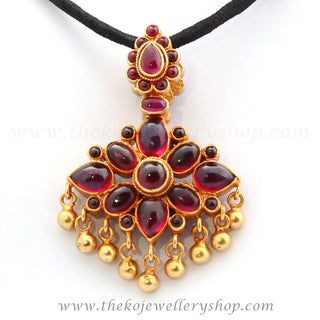 The Dwija Silver Reversible Pendant