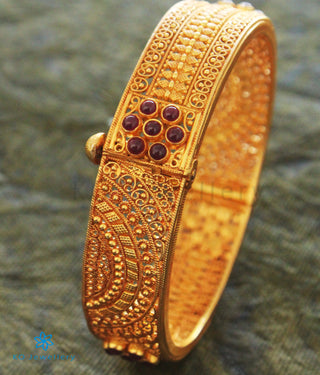 The Lasaka Silver Filigree Bracelet-Single (Size/2.2/2.4/2.6/2.8)