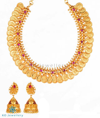 The Bhairavi Silver Kasumala Coin Necklace