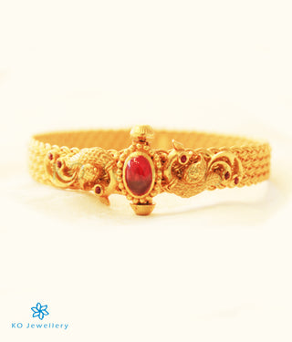 The Atyuha Silver Peacock Bracelet (Size/2.2/2.4/2.6/2.8)