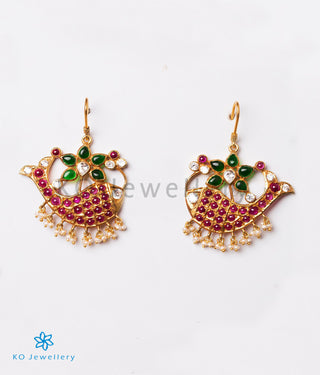 The Jalaja Silver Fish Earrings