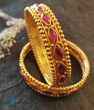 The Aahna Silver Kemp Bangle-Single (Size 2.2/2.4/2.6/2.8)