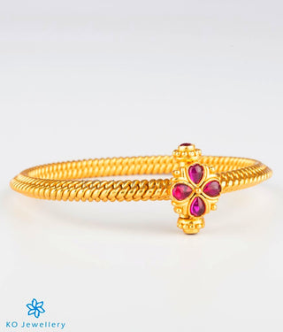 The Ananya Antique Silver Golusu Bangle- Single (Size/2.2/2.4/2.6/2.8)