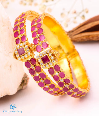 The Arunodaya Silver Kemp Bracelet(Size 2.2/2.4/2.6/2.8)