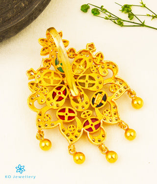 The Divyak Silver Navratna Necklace