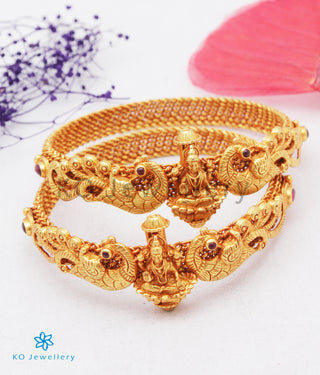 The Anisha Lakshmi Silver Bracelet- Single(Size/2.2/2.4/2.6/2.8)