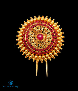 The Vadhu Silver Bridal Hair Pin