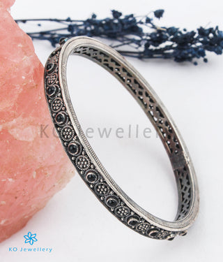 The Ankita Silver Bangle - Single (Size/2.2/2.4/2.6/2.8)