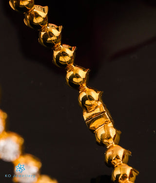 The Vaibhava Silver Solitaire Bracelet -Single(Size 2.4/2.6)