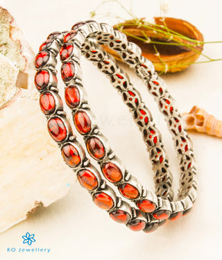 The Tanishka Silver Bangle-Single (Size 2.2/2.4/2.6/2.8)