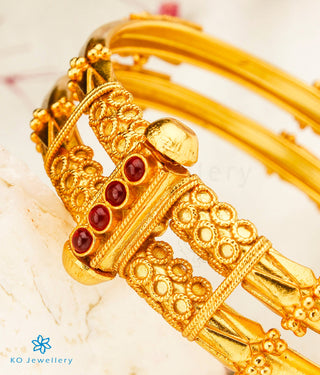 The Kumud Silver Coorgi Bracelet-Single (Two layers Size /2.2/2.4/2.6/2.8)