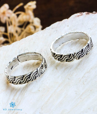 The Ekah Pure Silver Toe-Rings