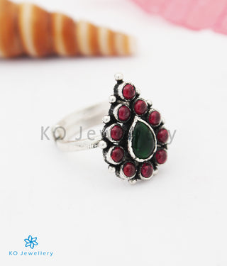 The Avanti Kemp Silver Finger Ring (Oxidised)