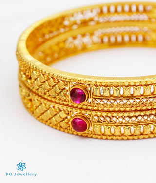 The Sthara Silver Kemp Bangle- Single (Size 2.2/2.4/2.6/2.8)